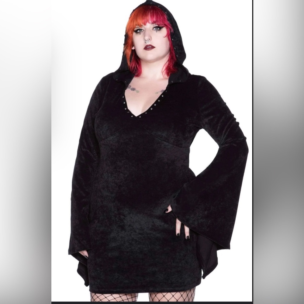 KILLSTAR FORBIDDEN STUDDED DRESS